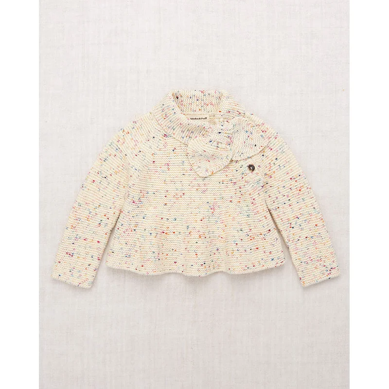 Misha and Puff Lollipop Confetti Peplum Scout Pullover