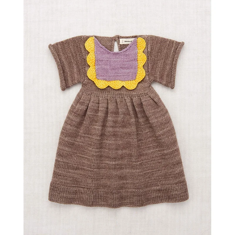 Misha and Puff Brut Scallop Bib Baby Dress