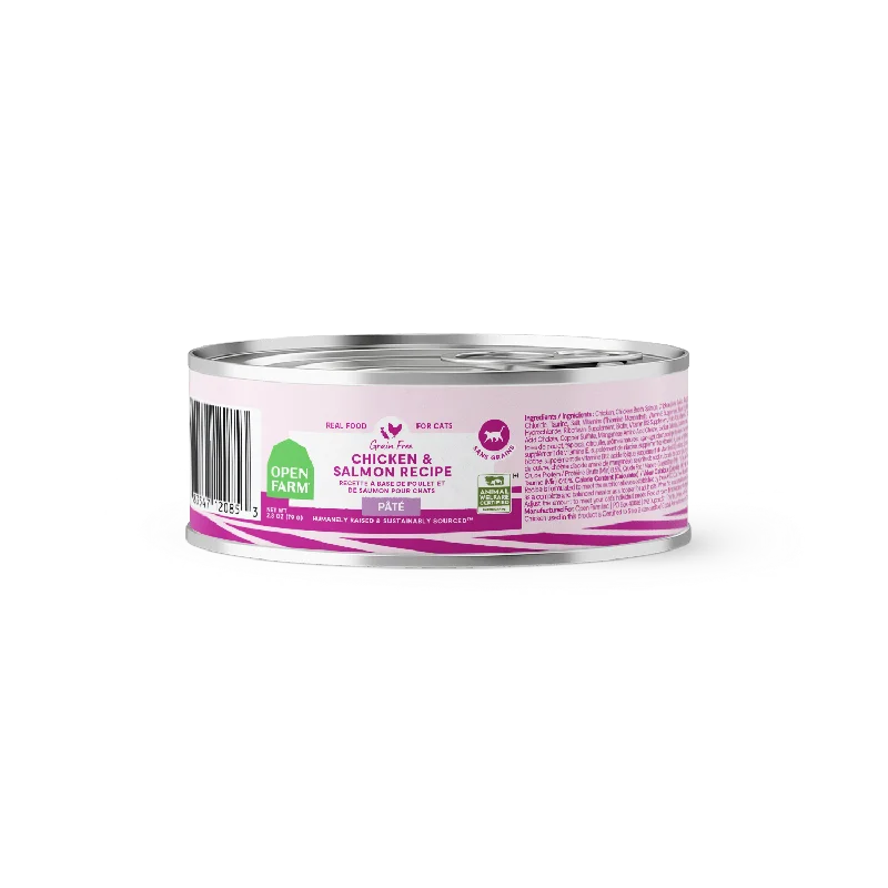 Open Farm Chicken & Salmon Pâté for Cats 2.8oz