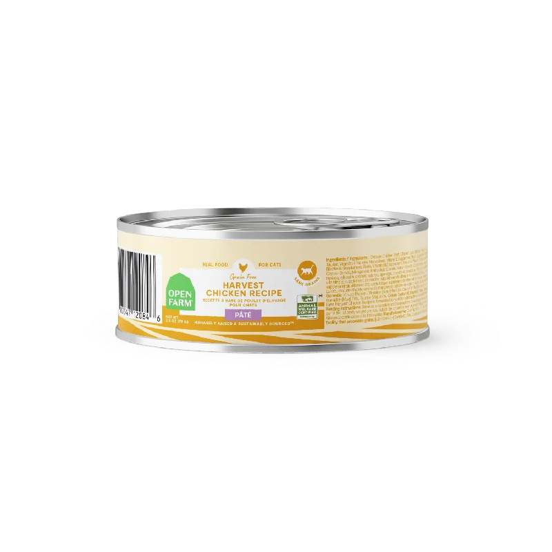 Open Farm Harvest Chicken Pâté for Cats 2.8oz