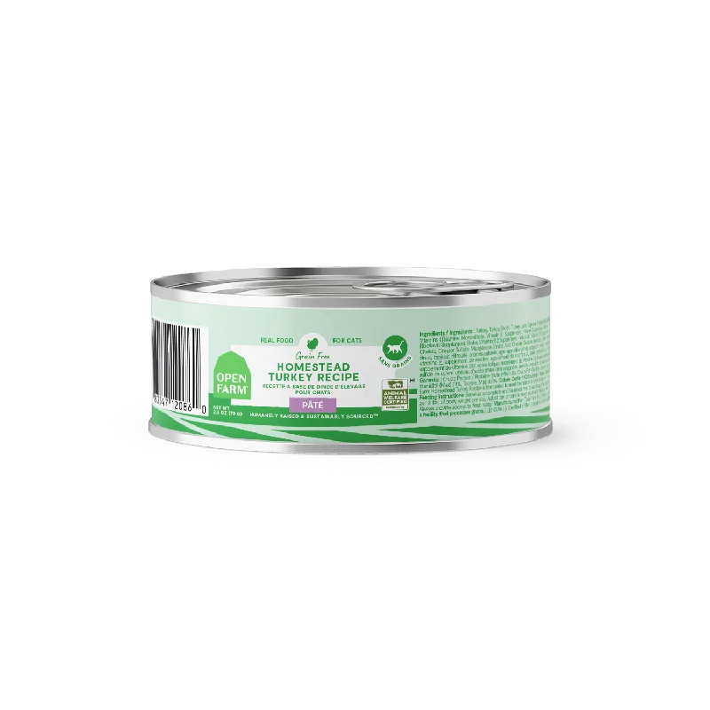 Open Farm Homestead Turkey Pâté for Cats 2.8oz