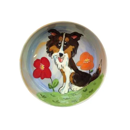 Collie 3 Dog Bowl