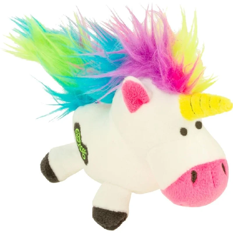 GODOG UNICORNS JUST FOR ME DURABLE PLUSH DOG TOY